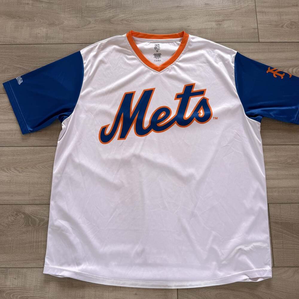 New York Mets Jersey Mens 2XL Stitches